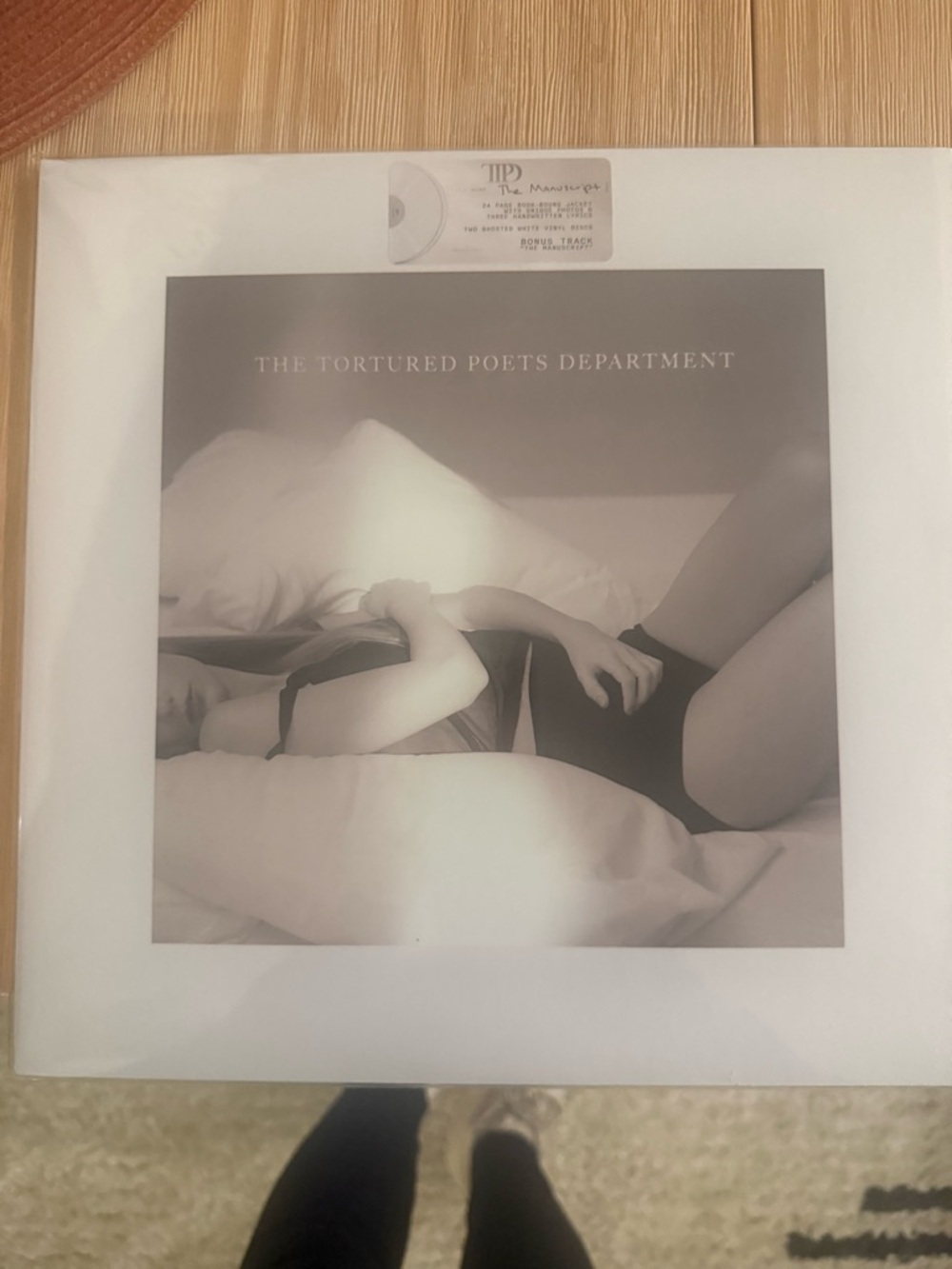 The Tortured Poets Department Vinyl (Manuscript edition) - Taylor Swift - Opened